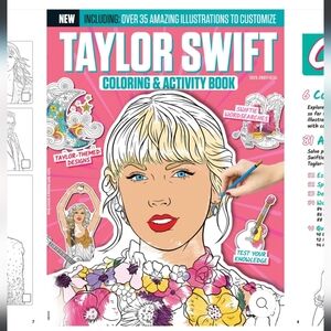 Taylor Swift Coloring & Activity Book- Unofficial